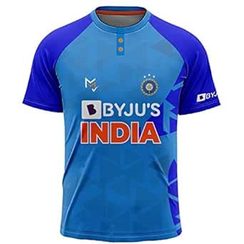 AKIBA Indian Cricket Colour Half Sleeves Polo T -Shirt/Jersey for Boys ...