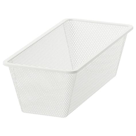 JONAXEL mesh basket, white, 25x51x15 cm (97/8x201/8x57/8") - IKEA