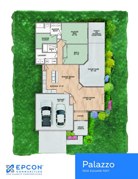 The Palazzo Floorplan - Epcon DSM