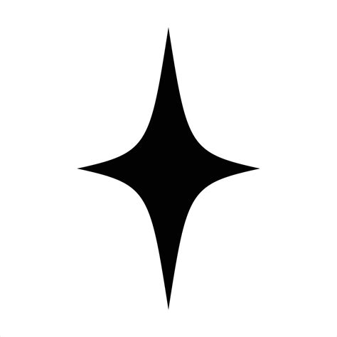 four point star design template icon . 54801827 Vector Art at Vecteezy