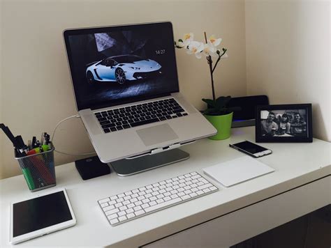 Image result for Three MacBook Pro Desk Setup