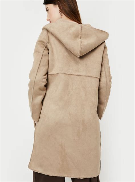 Buy Women Reversible Faux Fur Hooded Coat Online at just Rs. 3499.0 ...