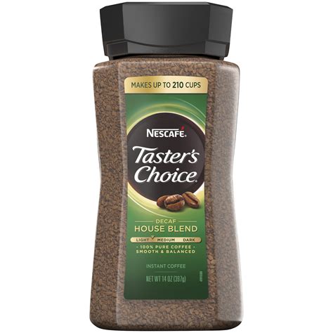 NESCAFÉ NESCAFE Taster's Choice Decaf House Blend Instant India | Ubuy