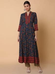 Showoff Women Printed Anarkali Kurta - Buy Showoff Women Printed ...