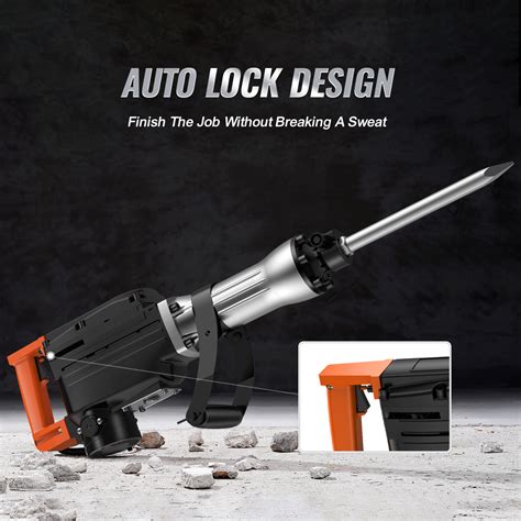 BENTISM Demolition Jack Hammer, 2200W Electric Concrete Breaker, 4 ...