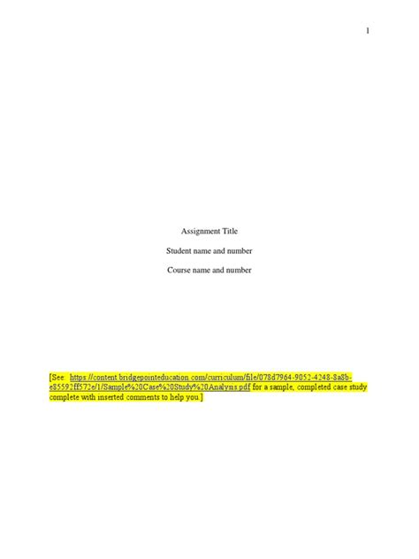 Image result for Case Study Examples APA Format