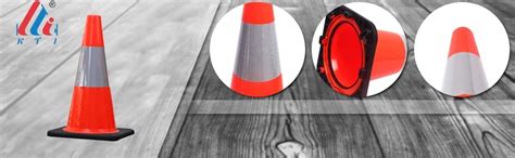 K T I® Traffic Cone 750 MM Height With 4 Meter Chain For Parking ...