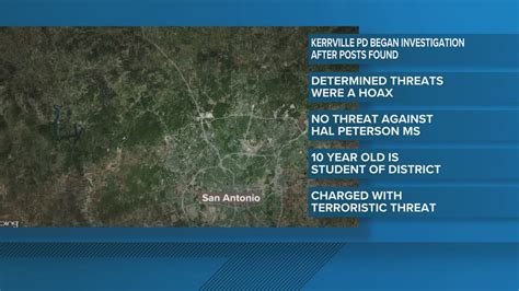 Texas police charge 10-year-old with felony after school threat | kvue.com
