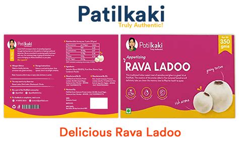PatilKaki's Handmade Rava Ladoo | Dry Fruits | Made with Pure Ghee | No ...