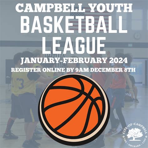 Campbell Youth Basketball League - Registration Deadline 12/8 ...