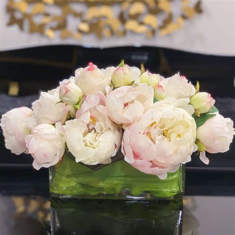 Luxury Silk Peony Artificial Flower Arrangement – Flovery