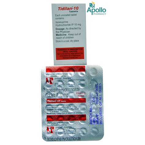 Tidilan-10 Tablet | Uses, Side Effects, Price | Apollo Pharmacy