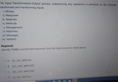 Image result for Input Transformation Output Process