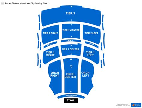 Eccles Theater - Salt Lake City Seating Chart - RateYourSeats.com
