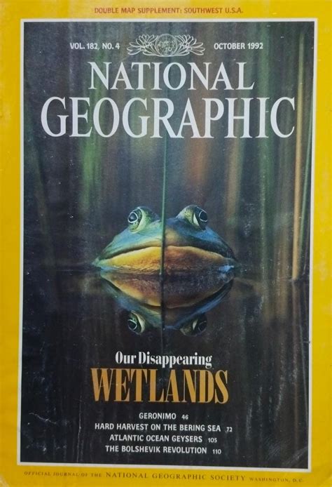 Our disappearing wetlands [national geographic][rare books][october 19 ...