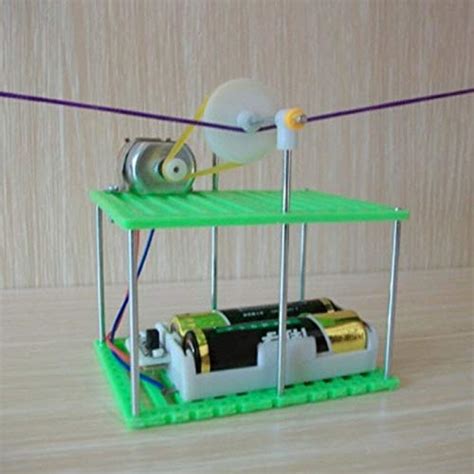ELECTROPRIME Construction Electric Cable Car Toy DIY Kids Learning ...