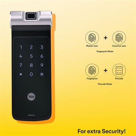 YDR 41A- Biometric Smart Lock for Double Door/ Sliding Door – Yale India