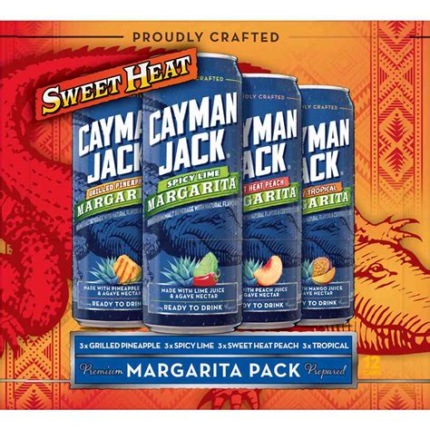 Cayman Jack Sweet Heat Margarita Variety 12 pk Cans - Shop Malt ...