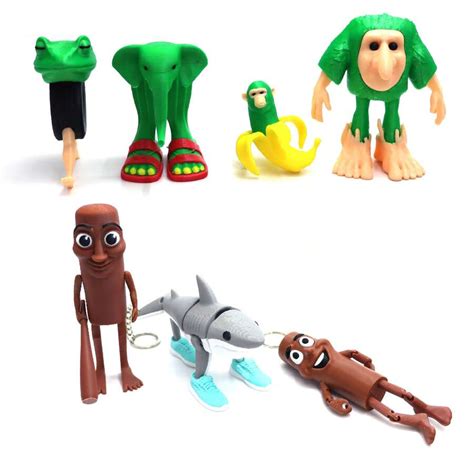 3D Printed Tung Tung Sahur And Tralalo Shark Figurines, Popular Tung ...