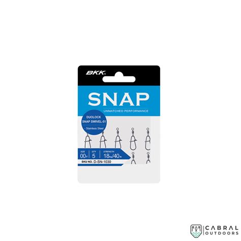 BKK Duolock Snap Swivel-51 | Size: #1-#3 – Cabral Outdoors