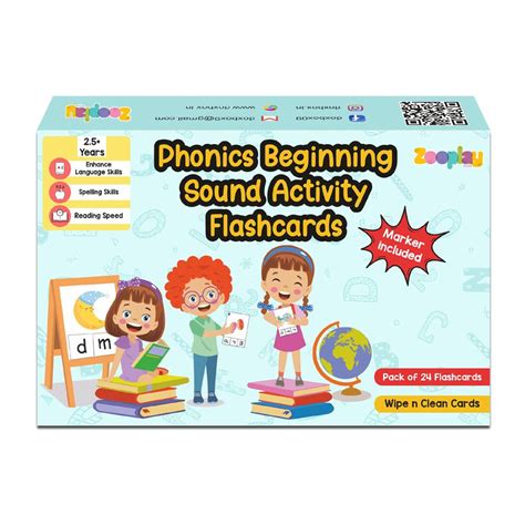 Phonics beginning sound activity Flashcards- Pack of 24 – Zooplay India