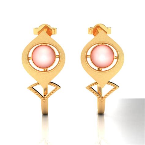 Delicate 22K spherical bead gold earrings by PC Chandra Jewellers – P.C ...