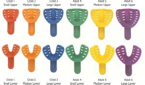 Dentosmile Plastic Orthodontic Impression Trays Set of 12 Pair in ...