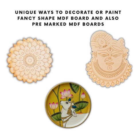 10 unique ways to decorate or paint fancy shape mdf board and also pre ...