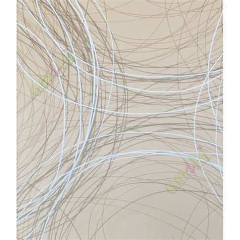Beige black blue thread line circles home décor wallpaper for walls