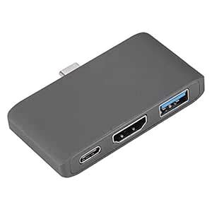 SEC Type-C USB Hub, 3 in 1 USB Adapter Charging Docking Station with ...