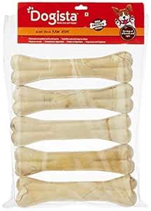 Dogista Rawhide Pressed Chew Bone 8'', 1 Kg : Amazon.in: Pet Supplies