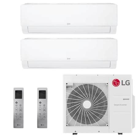 LG KUMXA181A KNMAB071A KNUAB121A 18K BTU Cooling 20 SEER2 Two Zone Wall ...
