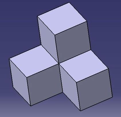 【2人回答】用4个正方体可以拼成什么图形？-3D溜溜网
