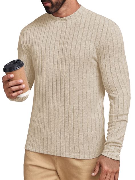 GENTS BLISS Crew Neck Mens Shirts Casual Long Sleeve T shirts for Men ...