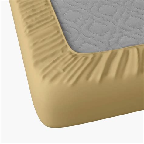 Buy PORTICO Satin Premium Cotton 152TC 3Pcs King Fitted Bedsheet Set ...