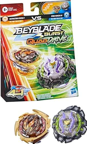 Buy BEYBLADE Burst QuadDrive Destruction Ifritor I7 and Stone Nemesis ...
