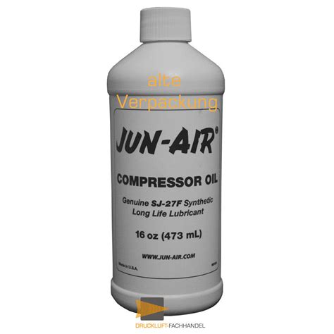 Original JUN-AIR Synthetik-Spezial-Öl SJ-27F IN (473ml) | JUNAIR-5631000