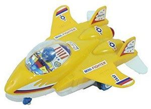 Quinergys ®Friction Powered Mini Fighter Jet Plane for Kids. 14 cm ...