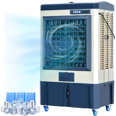 Portable swamp cooler for garage sales