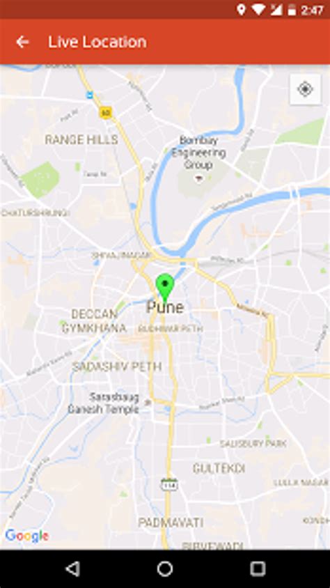 Live Location Tracker Code in Java 的图像结果