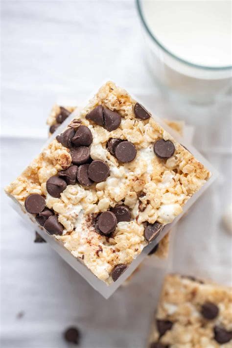 Rice Krispie Squares With Chocolate Chips Recipe | Deporecipe.co
