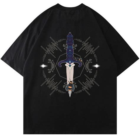 Fly and Sword Oversized Tshirt | LazzyBear
