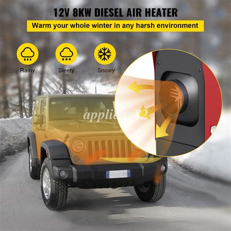 Buy Diesel Air Heater All in One 12V 8KW LCD Monitor For Cars Trucks ...