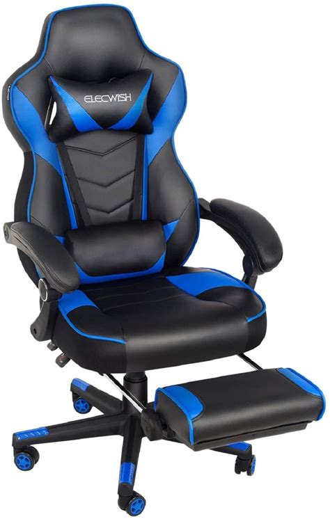 Buy ELECWISH Racing Video Gaming Chair High Back Large Size Ergonomic ...