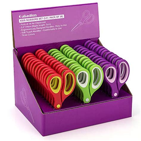 36 Pack of Galadim Kids Soft Touch Blunt Scissors - India | Ubuy