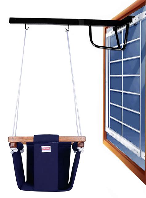 VParents Roller Swing for Kids with Hanging Metal Rod for Indoor ...