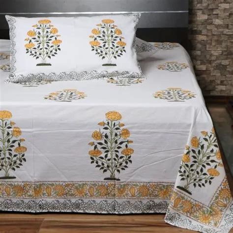 Hand Block Print Bed Sheet - Hand Block Printed Bedsheets Manufacturer ...