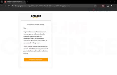 Amazon Prime Scam Warning - Login Theft Phishing Email