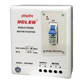 OCLEG 1Ø Openwell/Monoset Pump Starter (Motor: 1.0 HP - MCB: 10 AMP ...