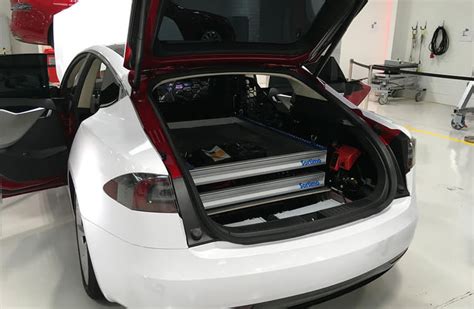 Tesla Model S transformed into mobile servicing vehicle | Autocar ...